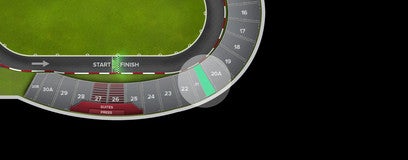 Seat view from Turn