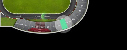 Seat view from Turn