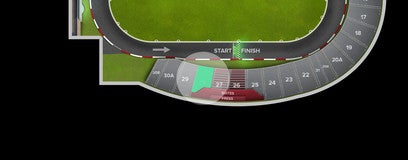 Seat view from Turn