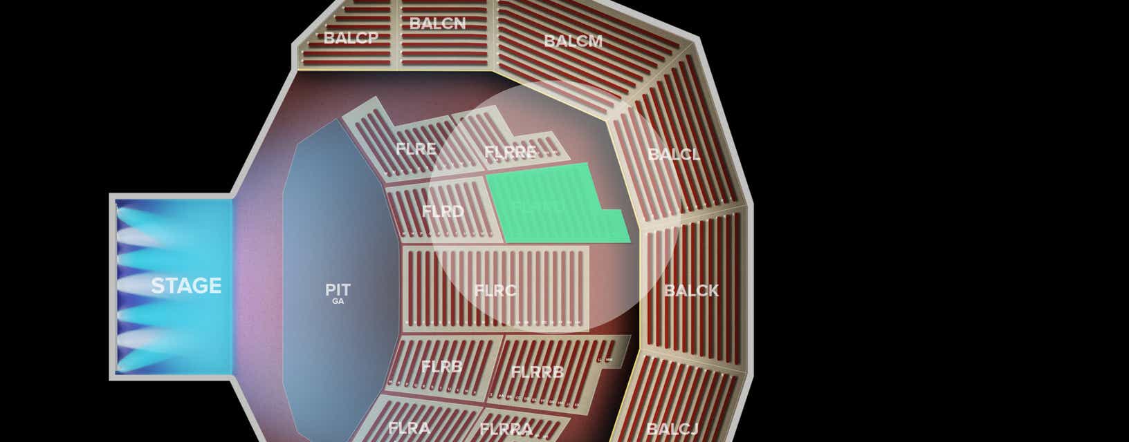 Seat view from Floor