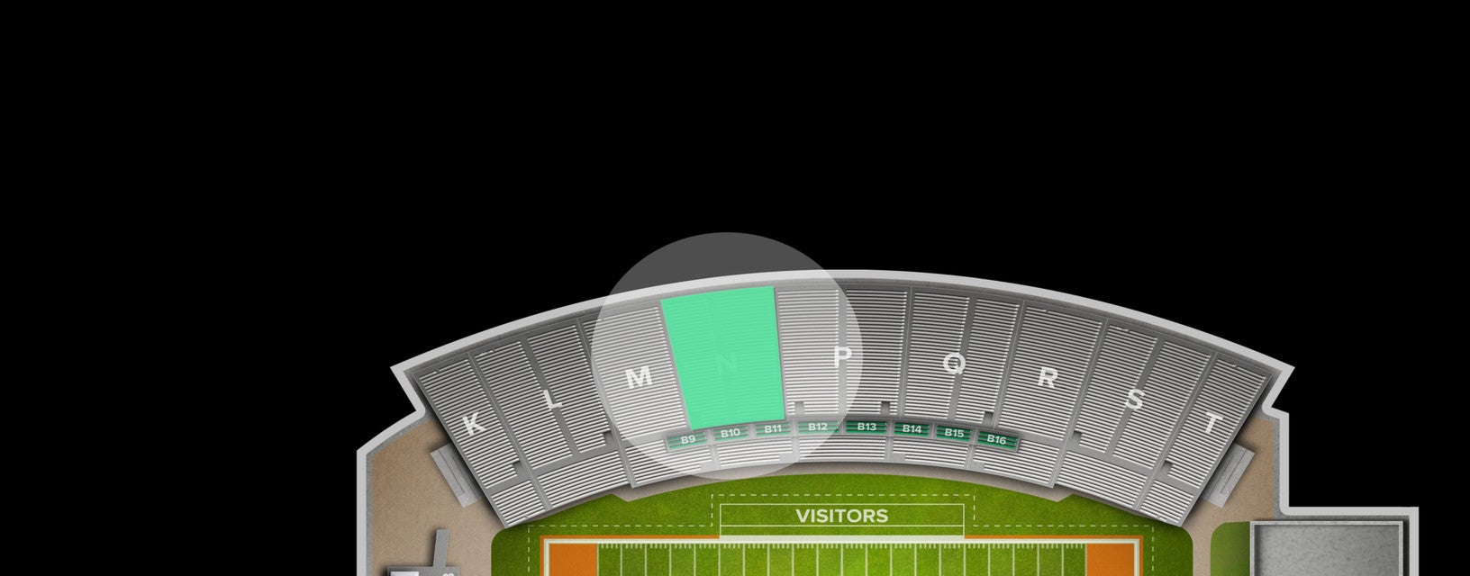 Seat view from Lower