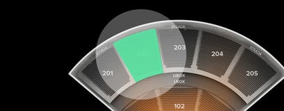 Seat view from Upper