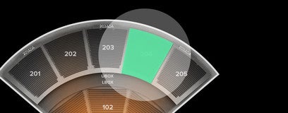 Seat view from Upper