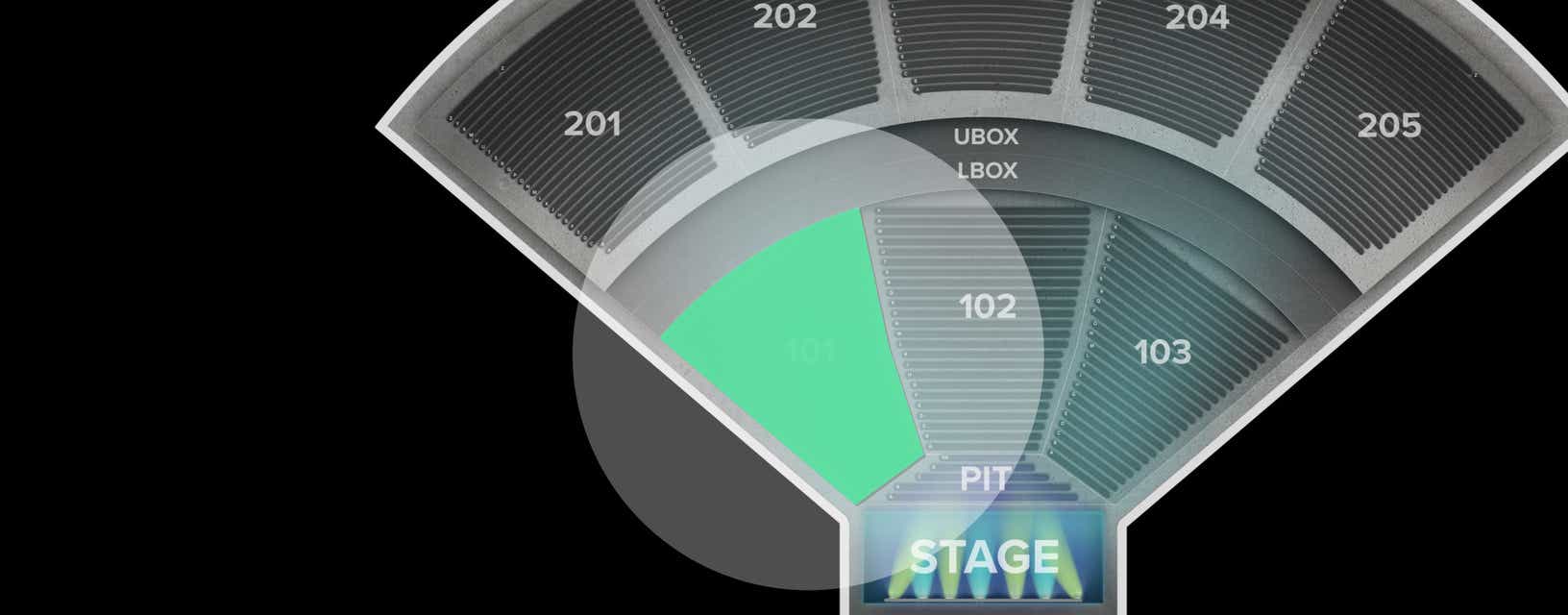 Seat view from Lower