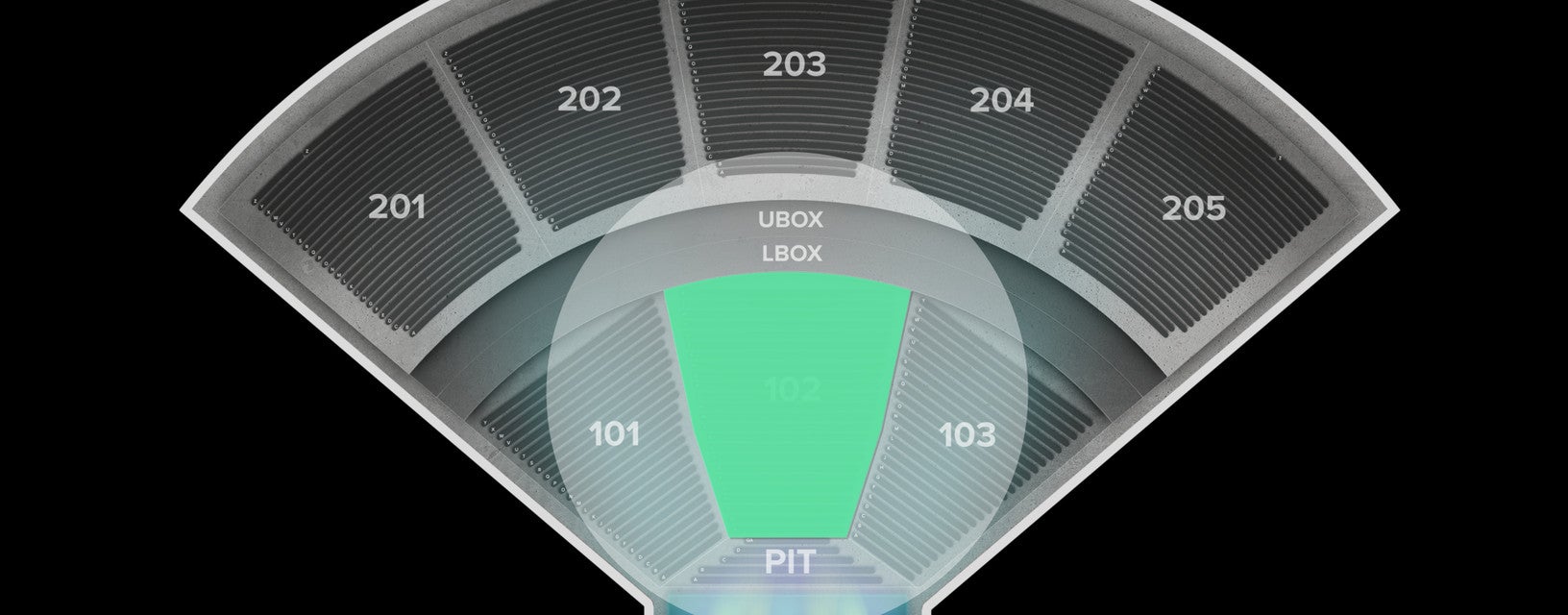 Seat view from Lower