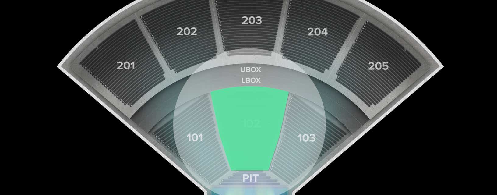 Seat view from Lower