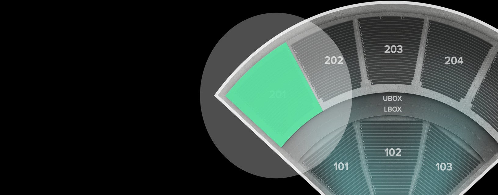 Seat view from Upper