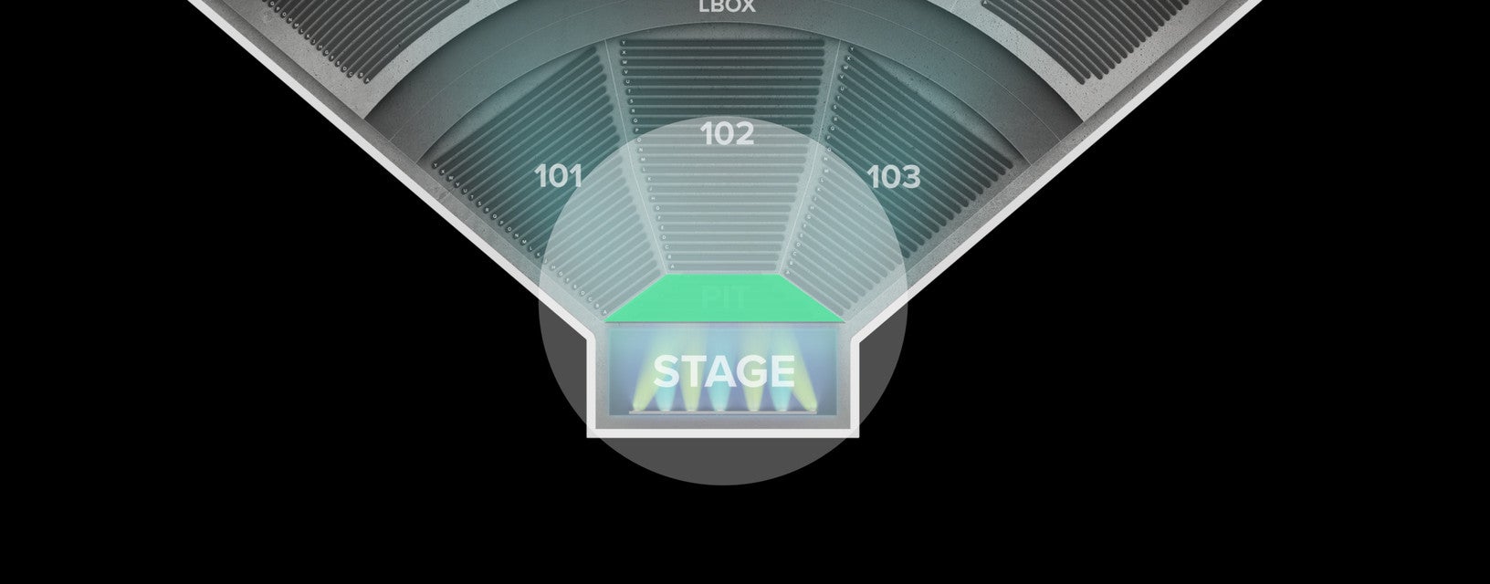 Seat view from Pit