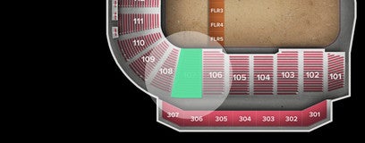 Seat view from Section