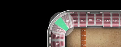 Seat view from Section