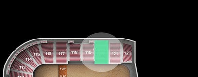 Seat view from Section