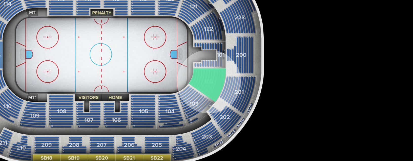 Seat view from Lower Bowl