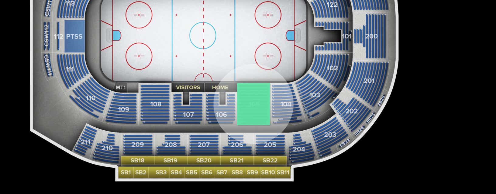 Seat view from Lower Bowl