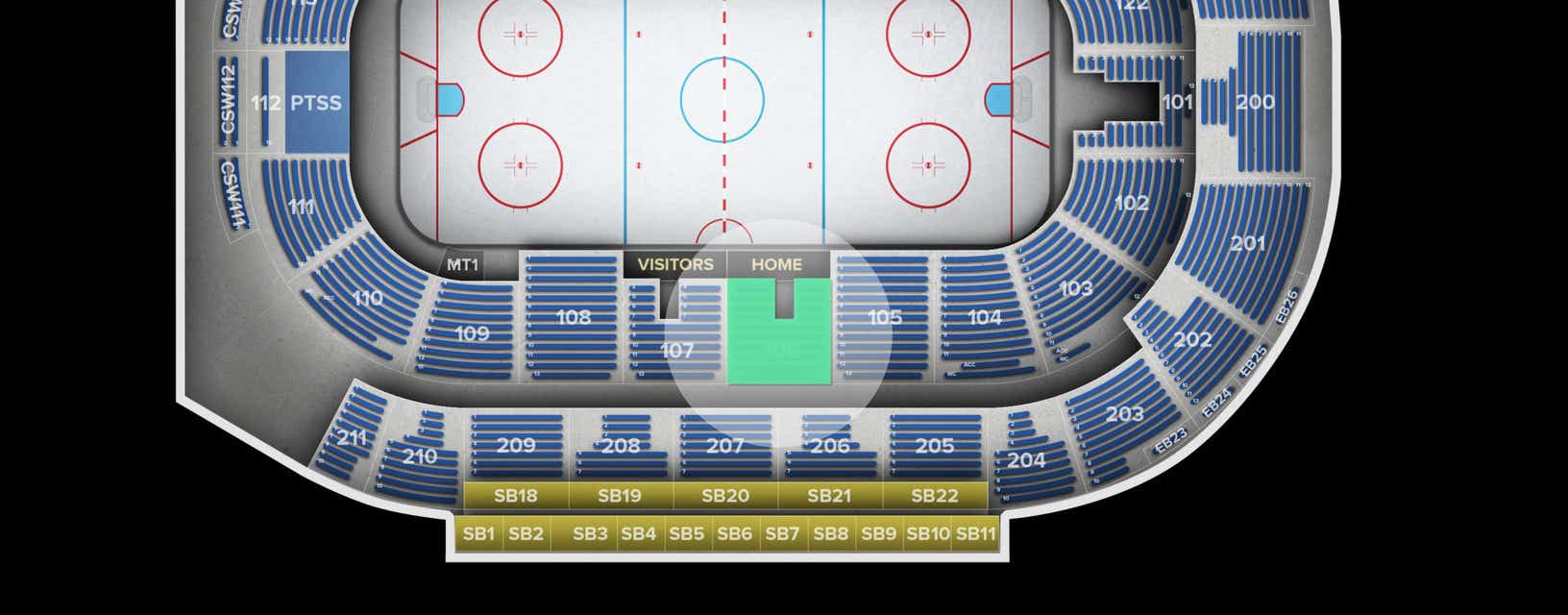 Seat view from Lower Bowl