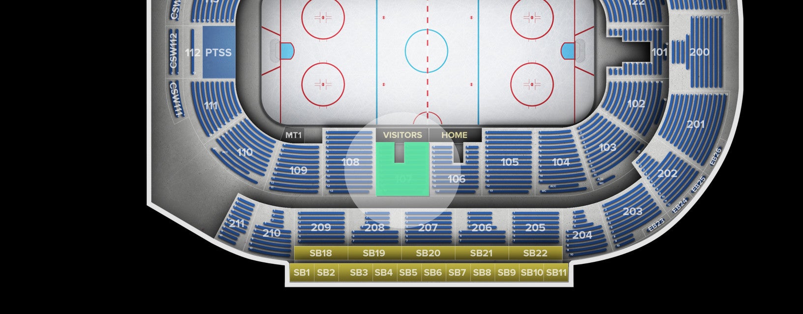 Seat view from Lower Bowl