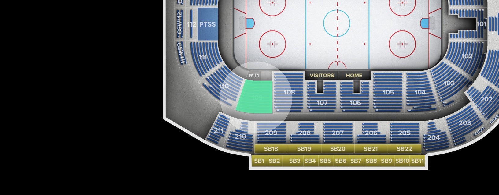 Seat view from Lower Bowl