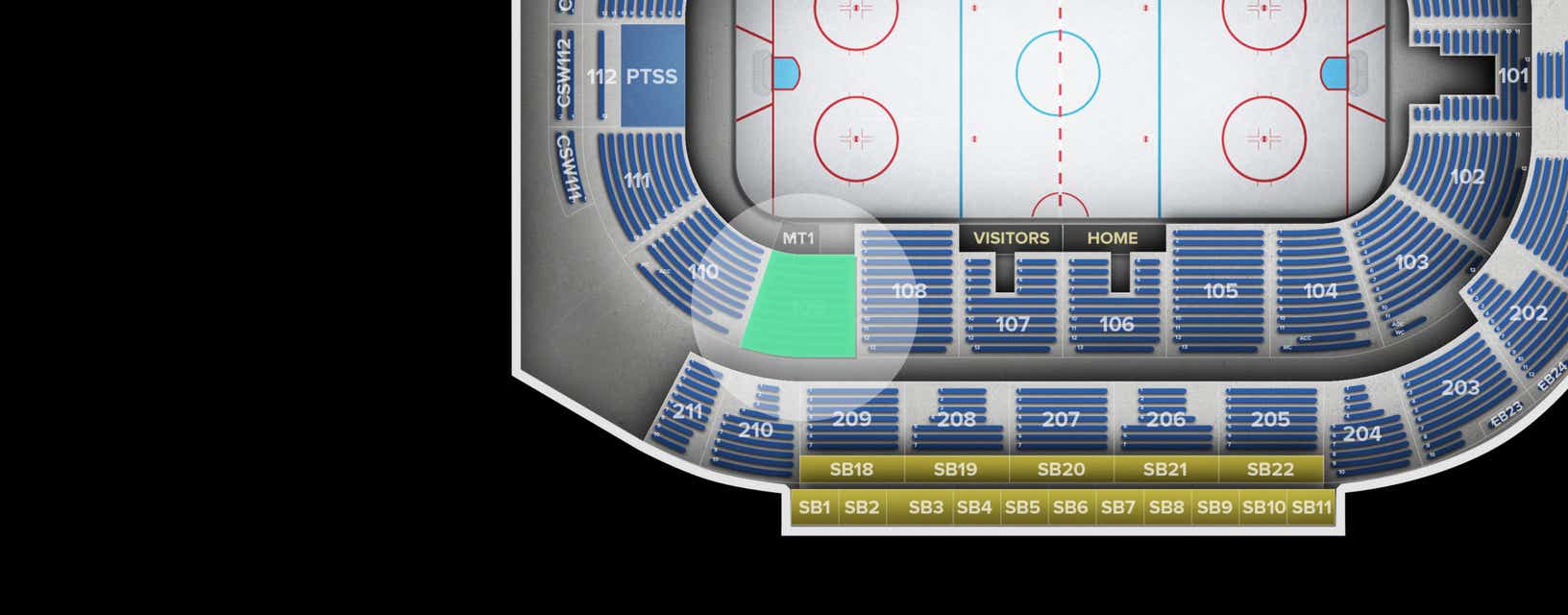 Seat view from Lower Bowl