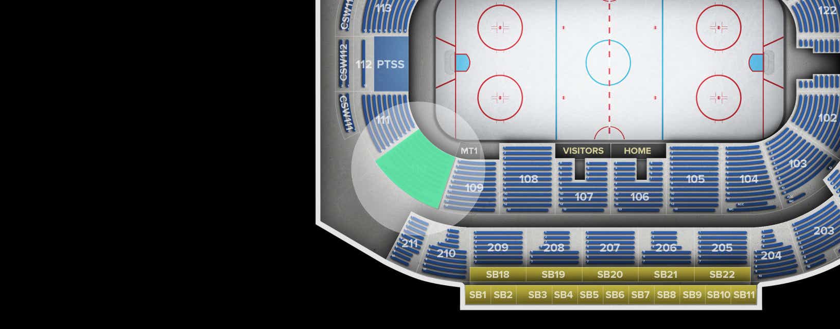 Seat view from Lower Bowl