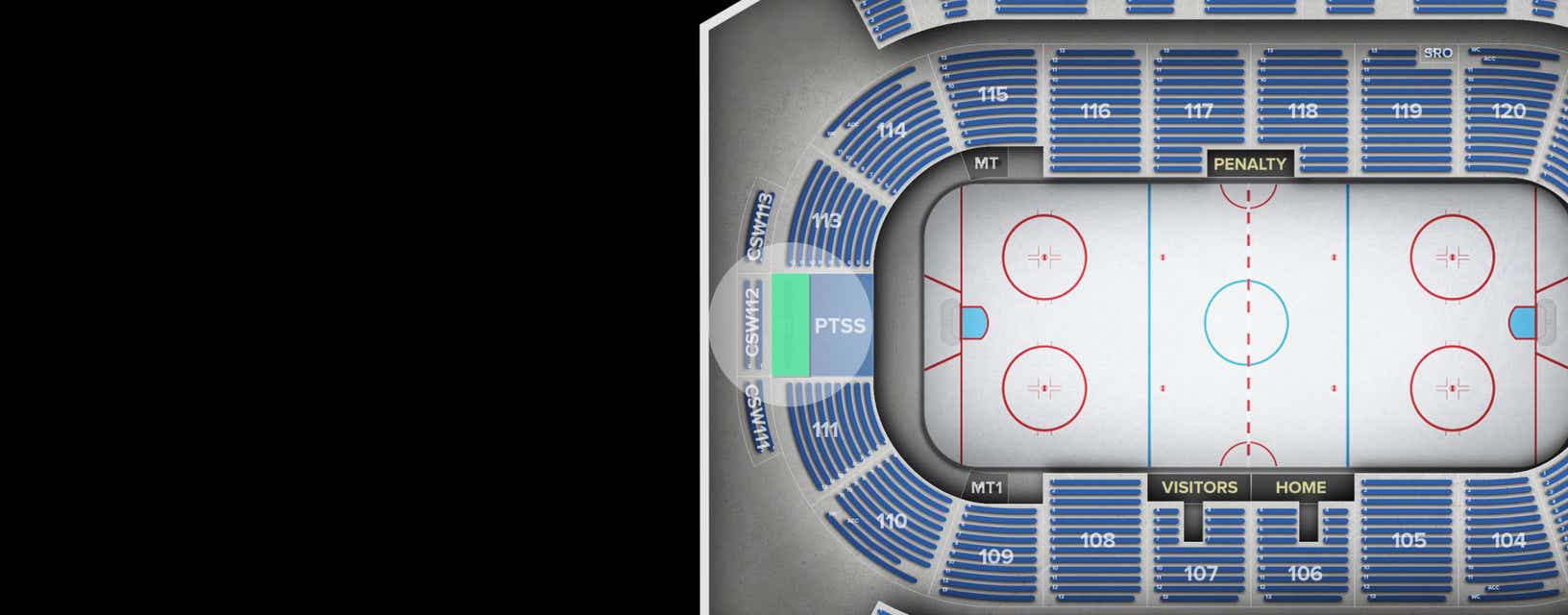 Seat view from Lower Bowl