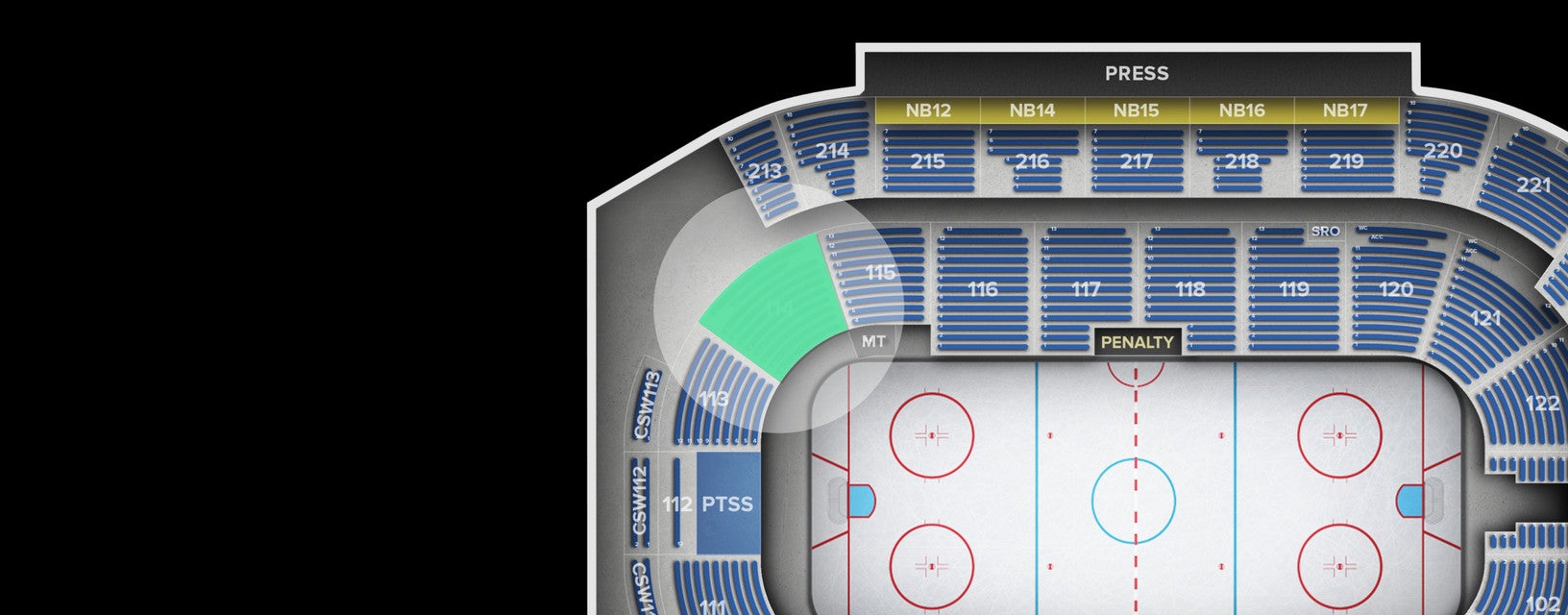Seat view from Lower Bowl