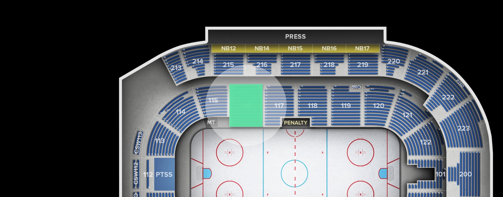 Seat view from Lower Bowl