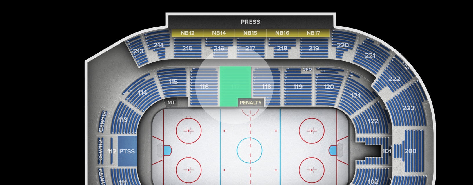 Seat view from Lower Bowl