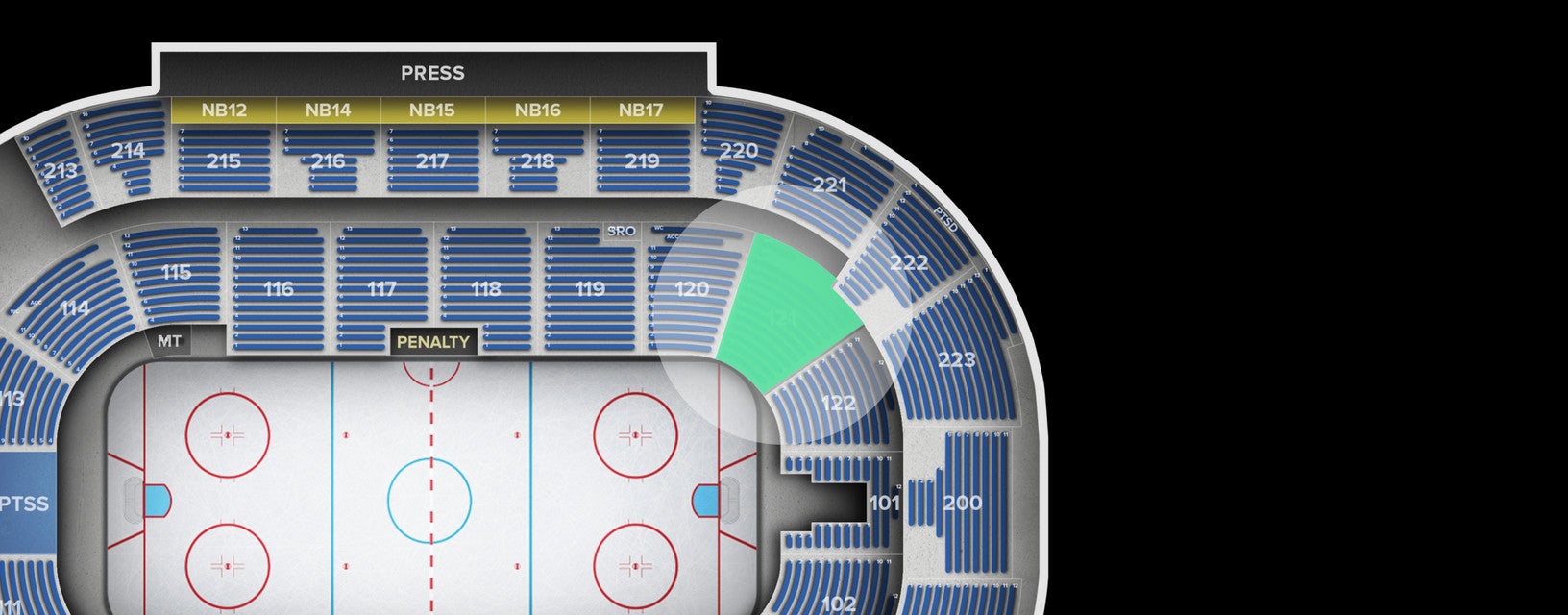 Seat view from Lower Bowl