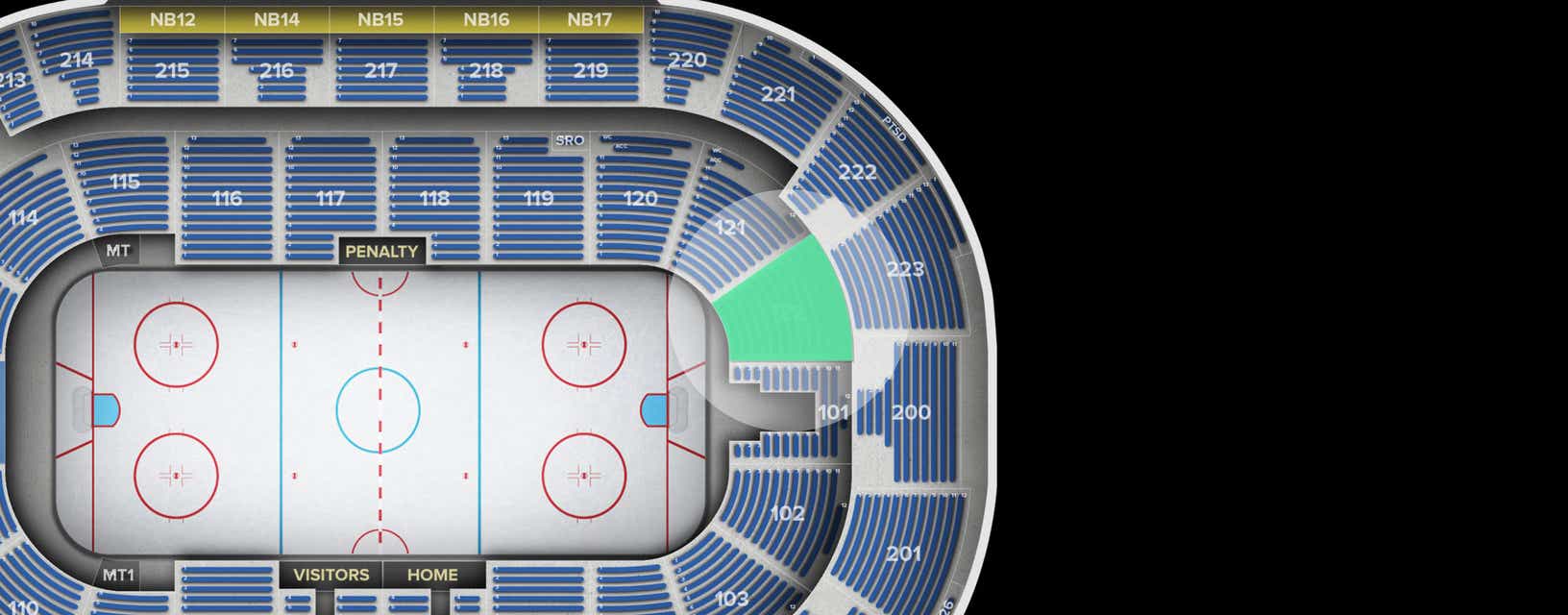 Seat view from Lower Bowl
