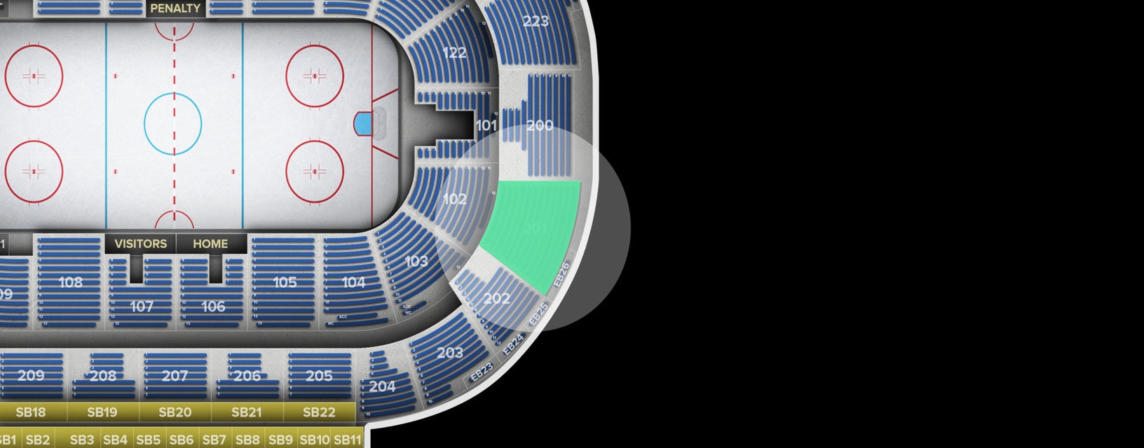 Seat view from Upper Bowl