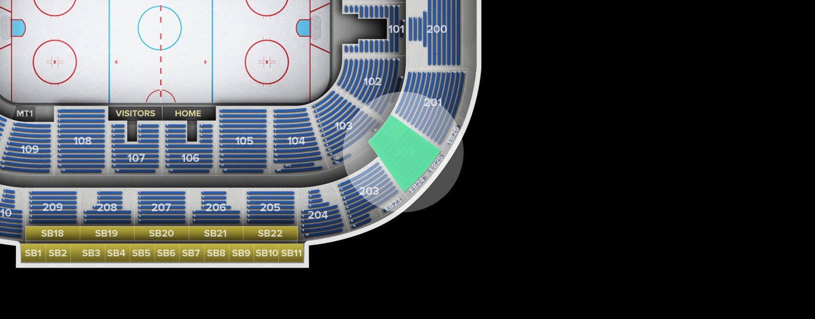 Seat view from Upper Bowl