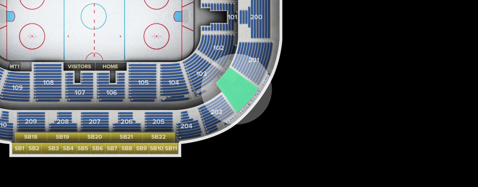 Seat view from Upper Bowl