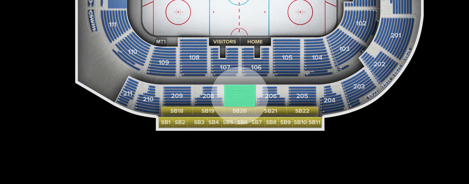 Seat view from Upper Bowl
