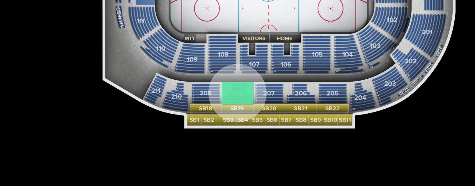 Seat view from Upper Bowl