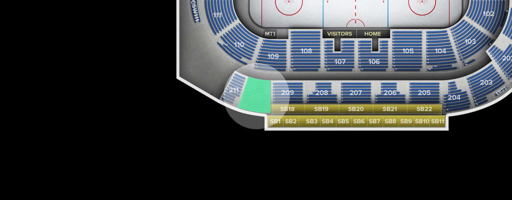 Seat view from Upper Bowl