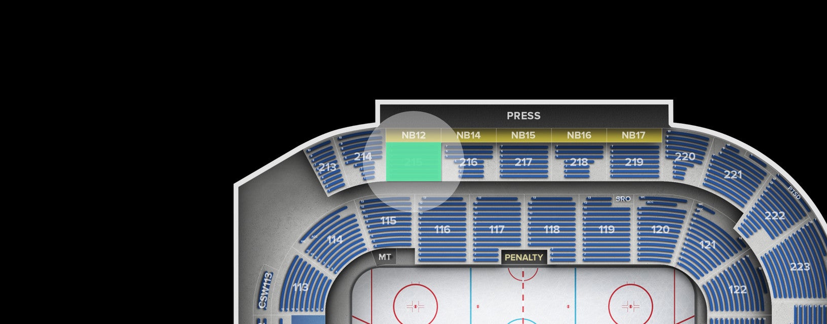 Seat view from Upper Bowl