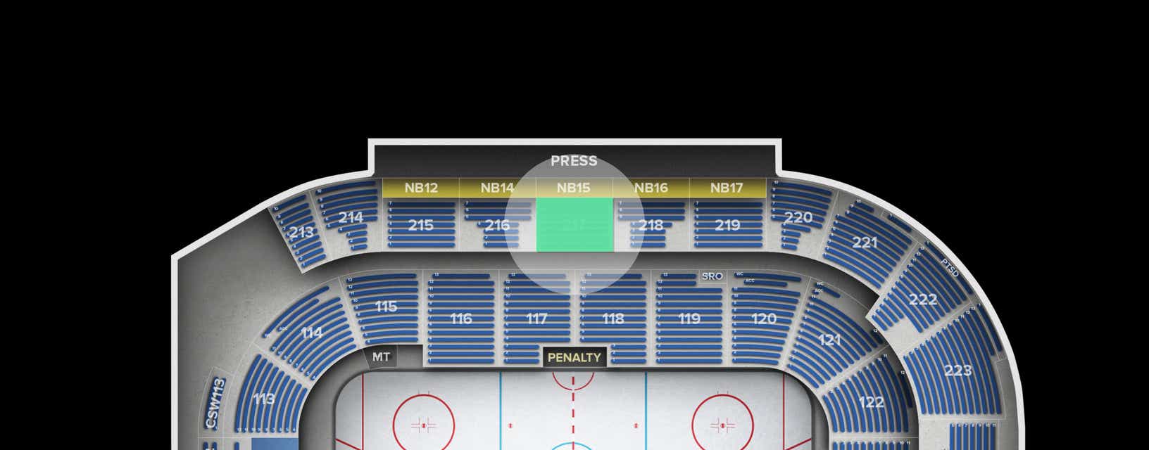 Seat view from Upper Bowl