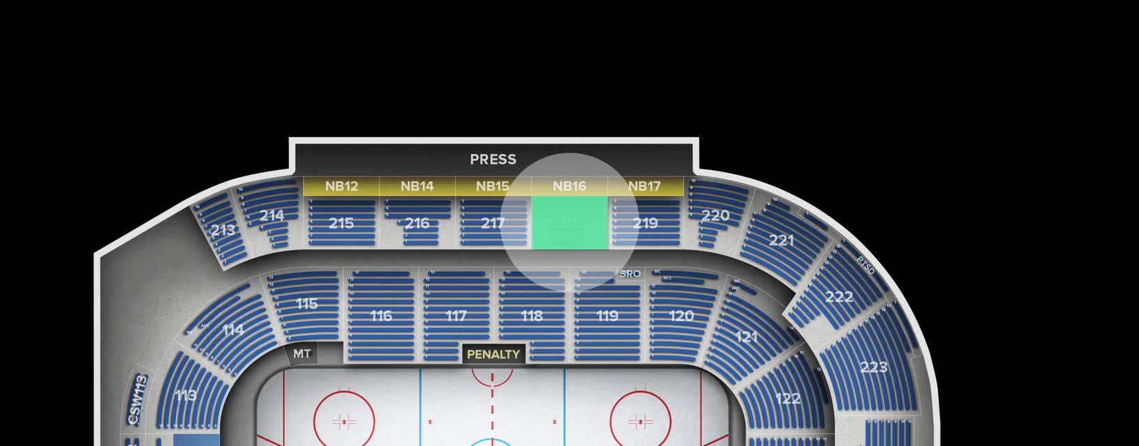 Seat view from Upper Bowl