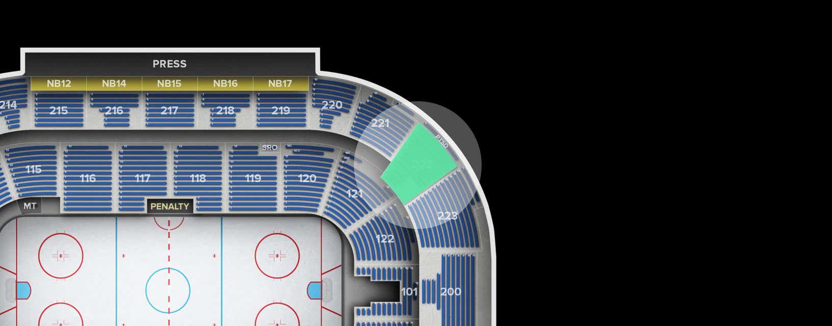 Seat view from Upper Bowl