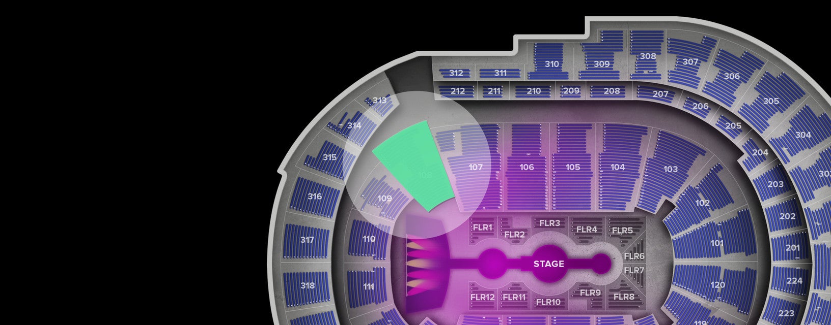Seat view from Lower