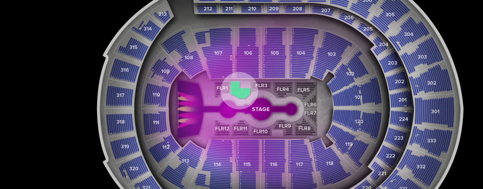 Seat view from Floor