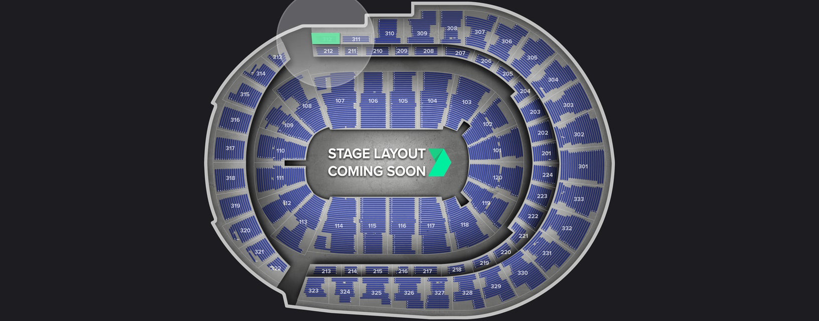 Seat view from Upper