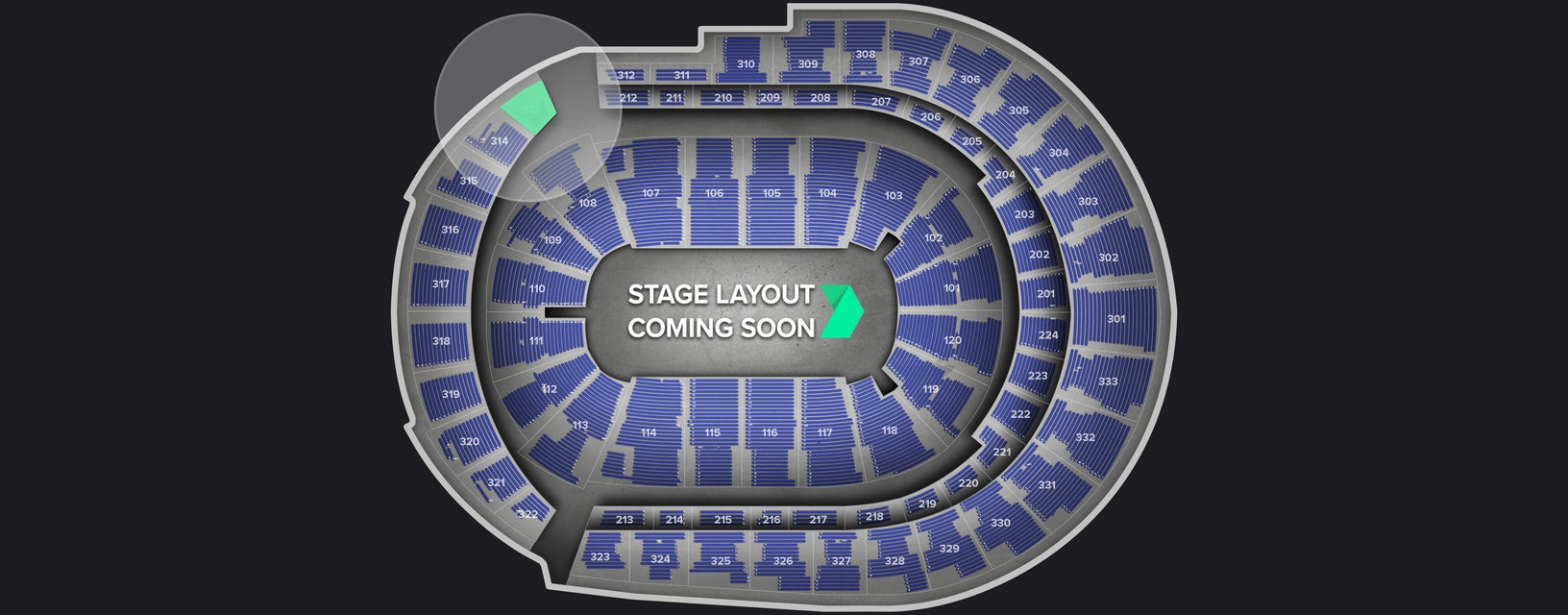 Seat view from Upper