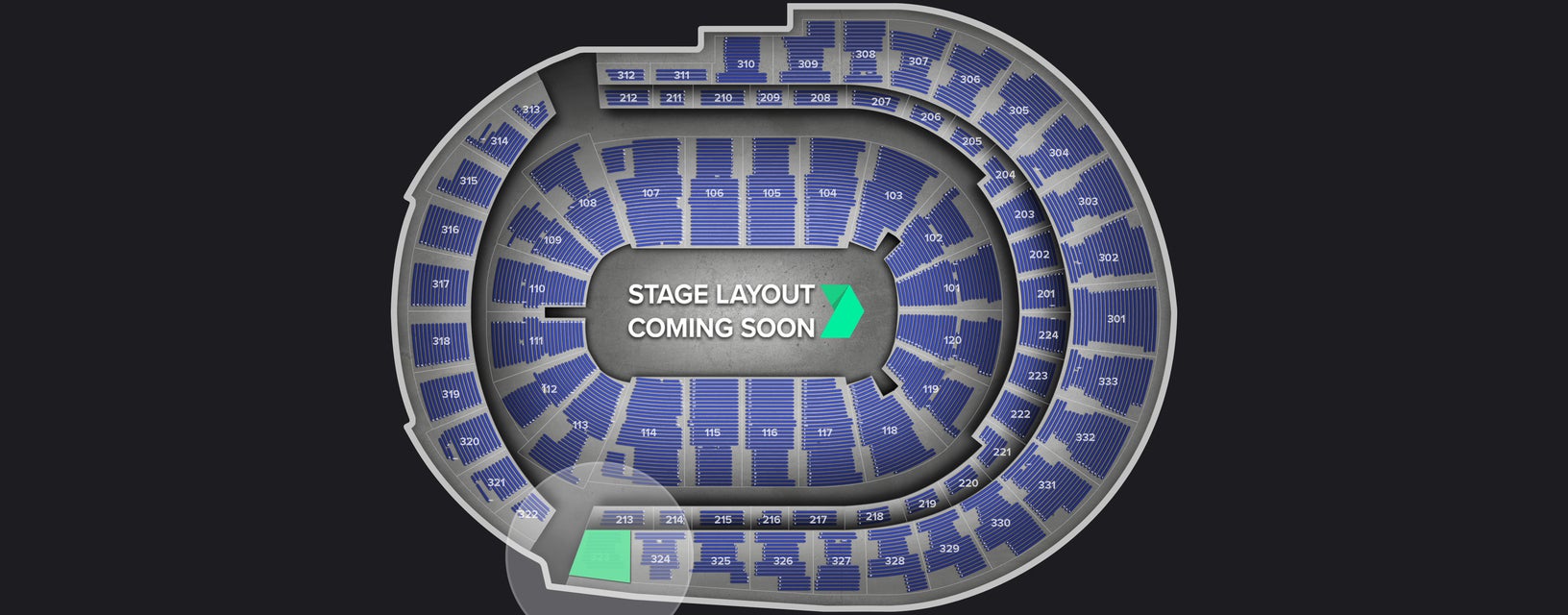 Seat view from Upper