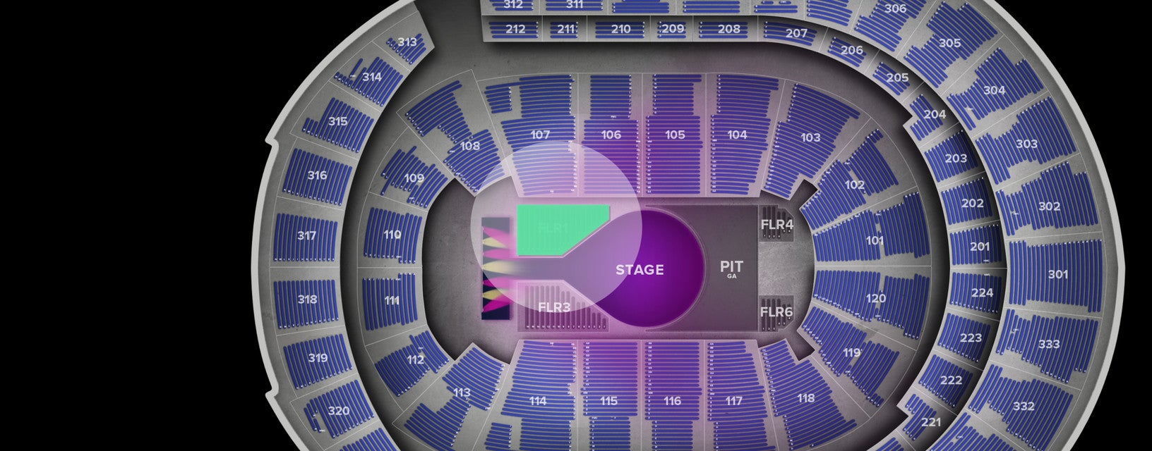 Seat view from Floor