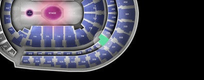 Seat view from Middle