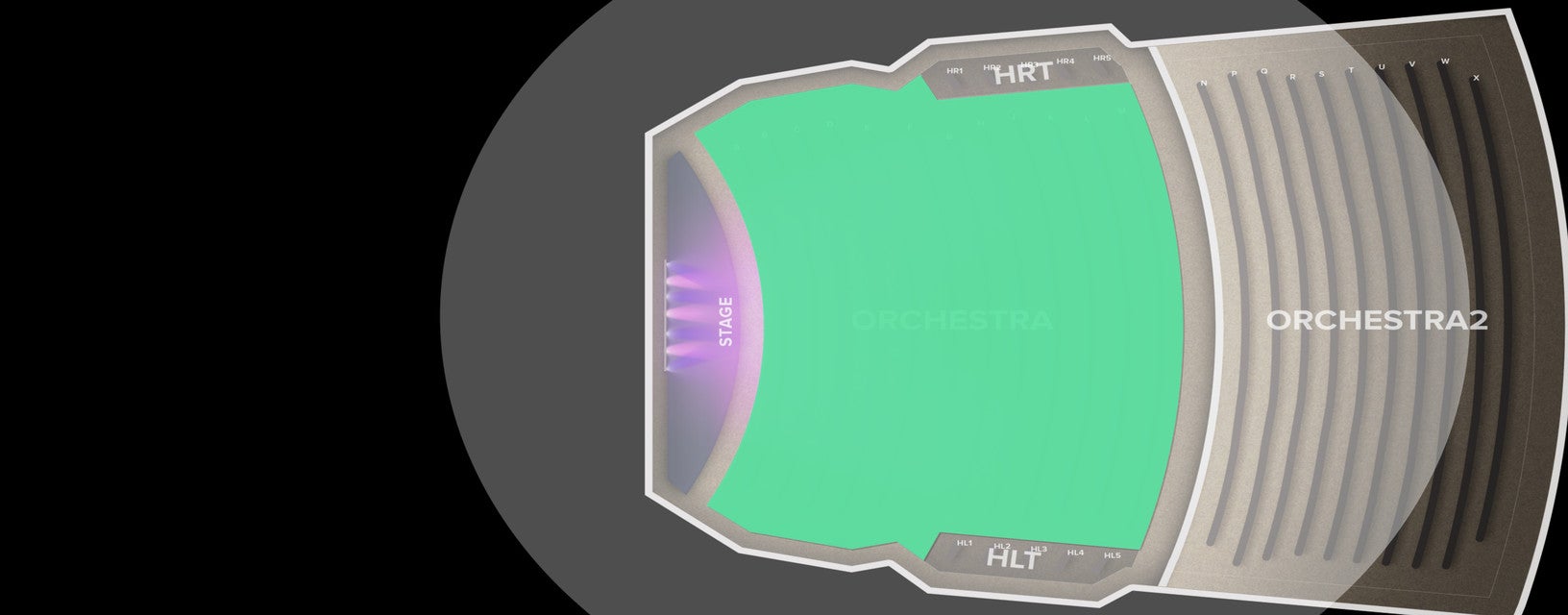 Seat view from Orchestra