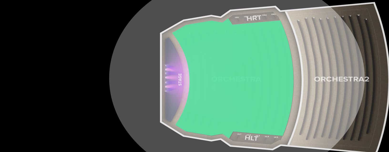 Seat view from Orchestra