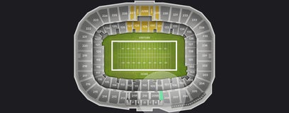 Seat view from Upper Sideline