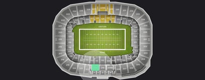 Seat view from Upper Sideline