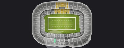 Seat view from Upper Sideline